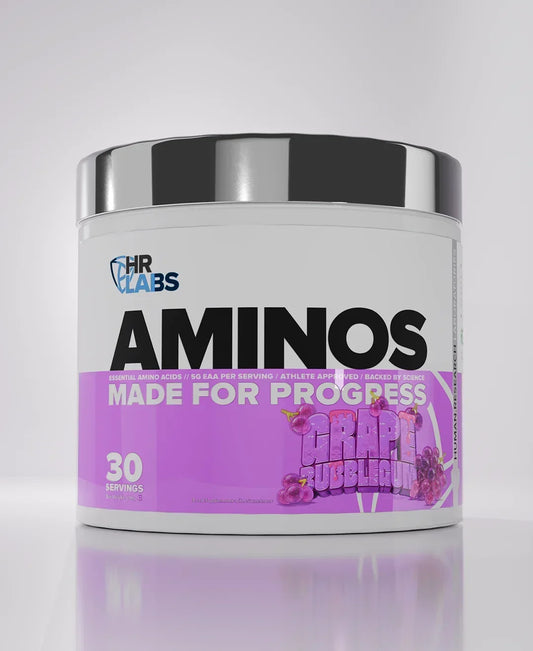Human Research Laboratories Aminos supplement, grape bubblegum flavor, 30 servings