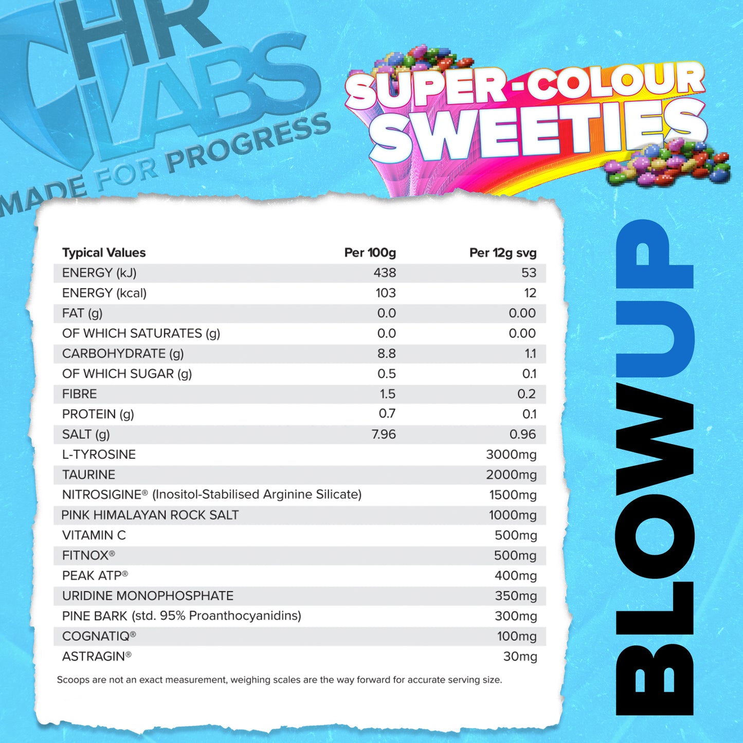 BLOW UP SUPER COLOUR SWEETIES